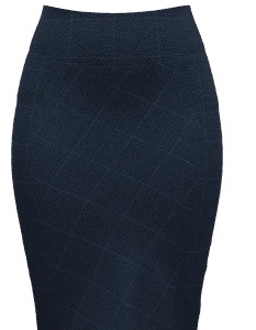 LARGE BAND SEAM DETAIL SKIRT