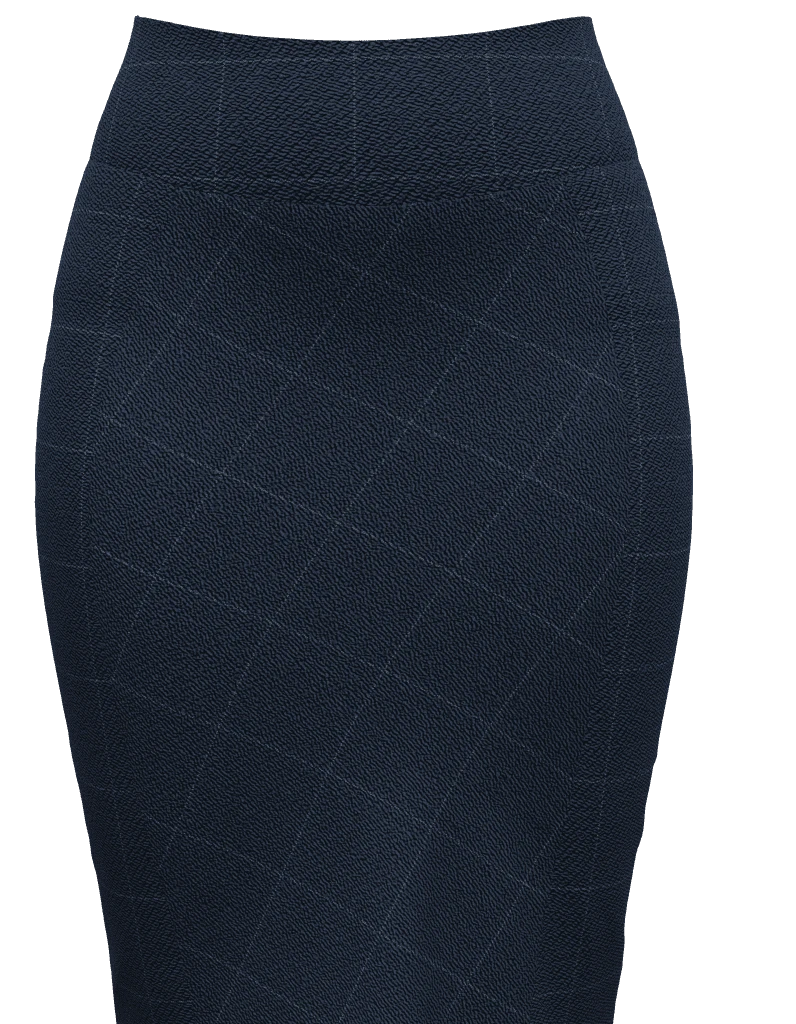 LARGE BAND SEAM DETAIL SKIRT