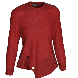 Long Sleeve Button Detailed Top