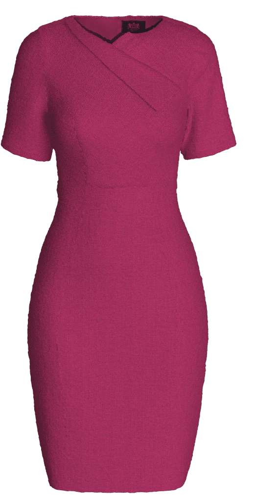 Asymmetric Purple Dress