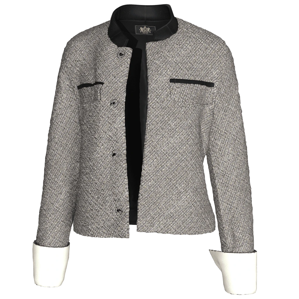 Turn up sleeve box jacket